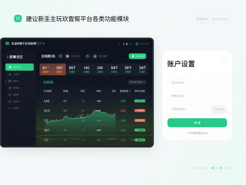 完成账户设置后，建议新手玩家熟悉平台各类功能模块，
