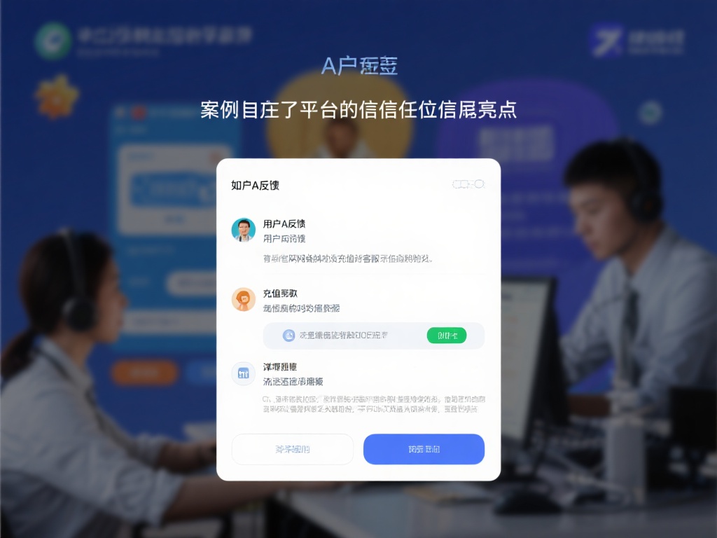 如用户A反馈：曾因网络故障导致充值未到账，而客服团